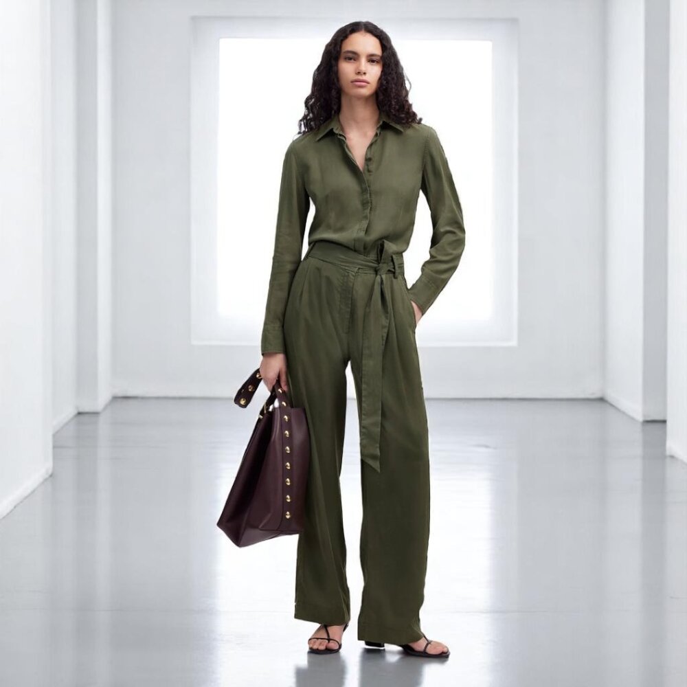 Madewell Olive Green Jumpsuit